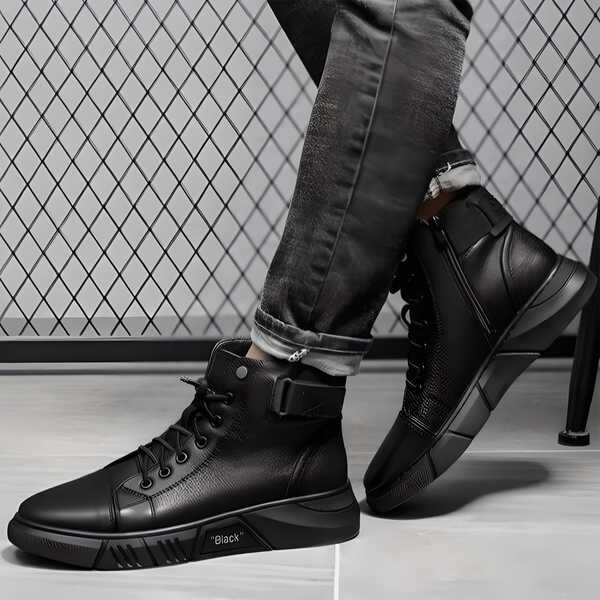 Mens Casual leather Boots